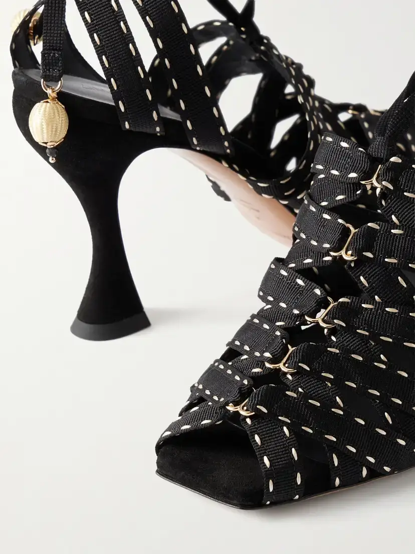 Zimmermann Corsage 85 Embellished Webbing Sandals | Thumbnail 5