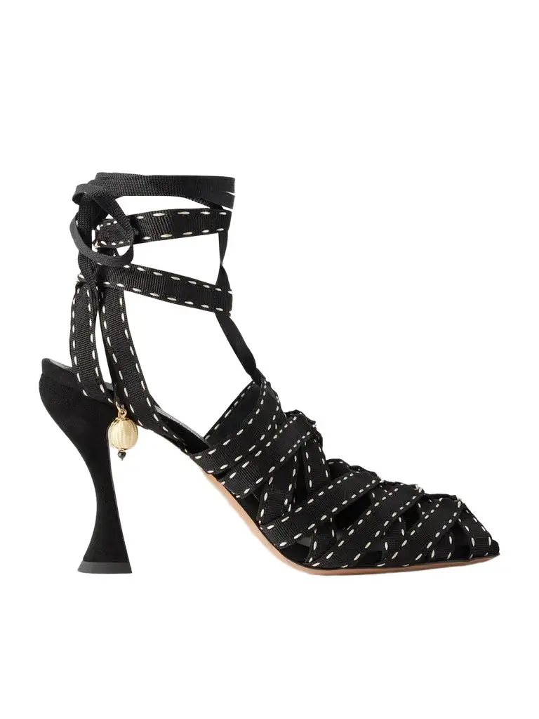 Zimmermann Corsage 85 Embellished Webbing Sandals