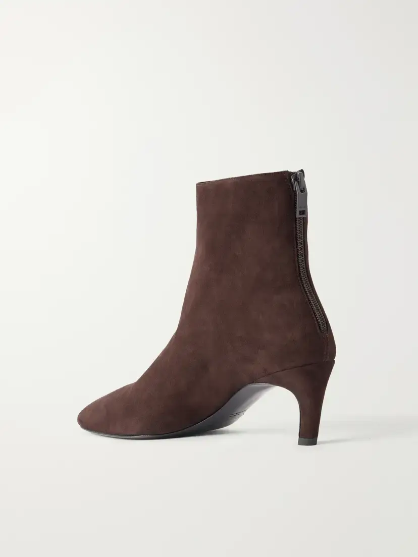 TOTEME 55 Suede Ankle Boots | Thumbnail 3