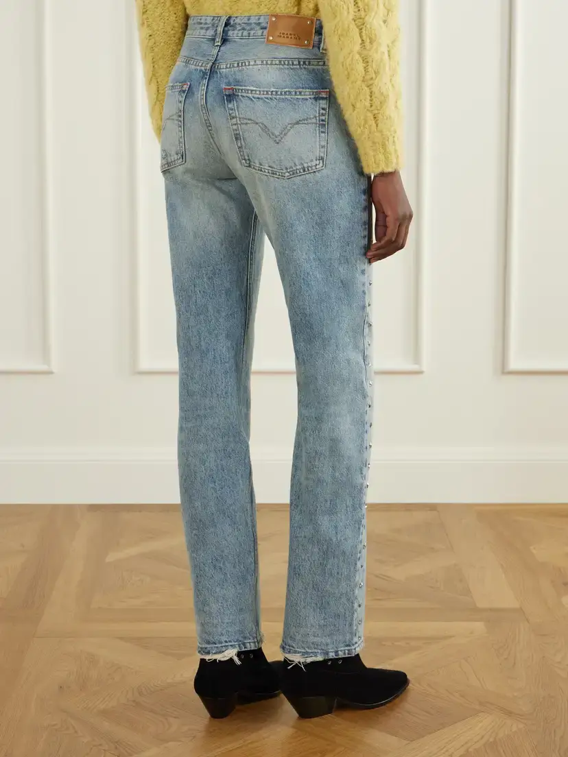 Isabel Marant Dayali Mid-rise Straight-leg Jeans | Thumbnail 4 Isabel Marant Dayali Mid-rise Straight-leg Jeans | Thumbnail 4