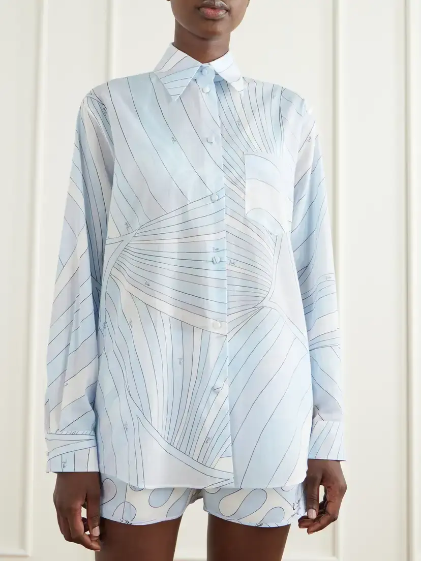 PUCCI Printed Cotton-muslin Shirt | Thumbnail 3 PUCCI Printed Cotton-muslin Shirt | Thumbnail 3