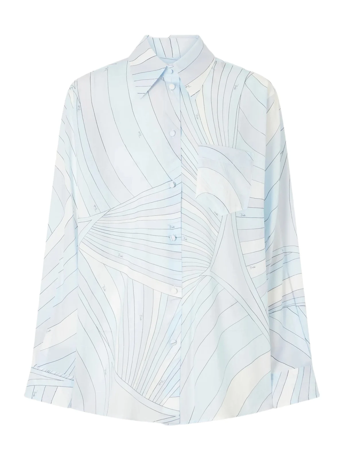 PUCCI Printed Cotton-muslin Shirt