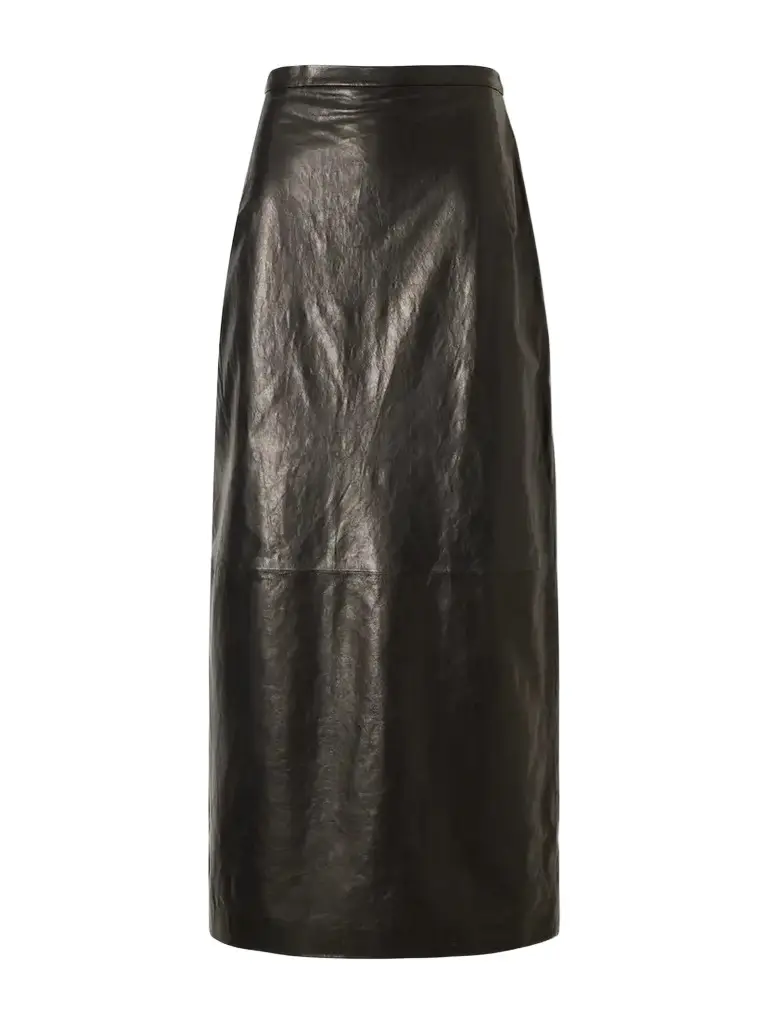 Leather Midi Skirt Leather Midi Skirt