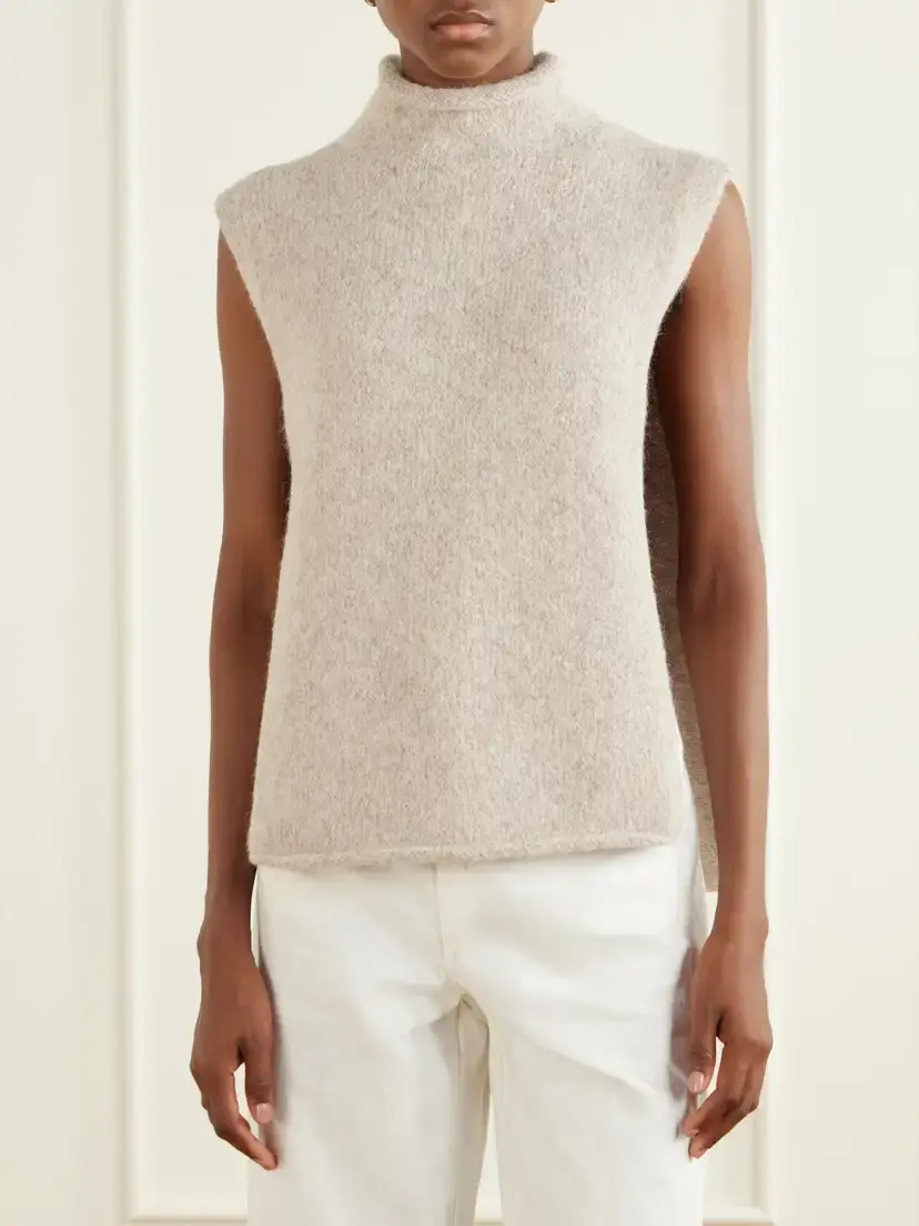 Lauren Manoogian Alpaca-blend Turtleneck Tank | Thumbnail 3