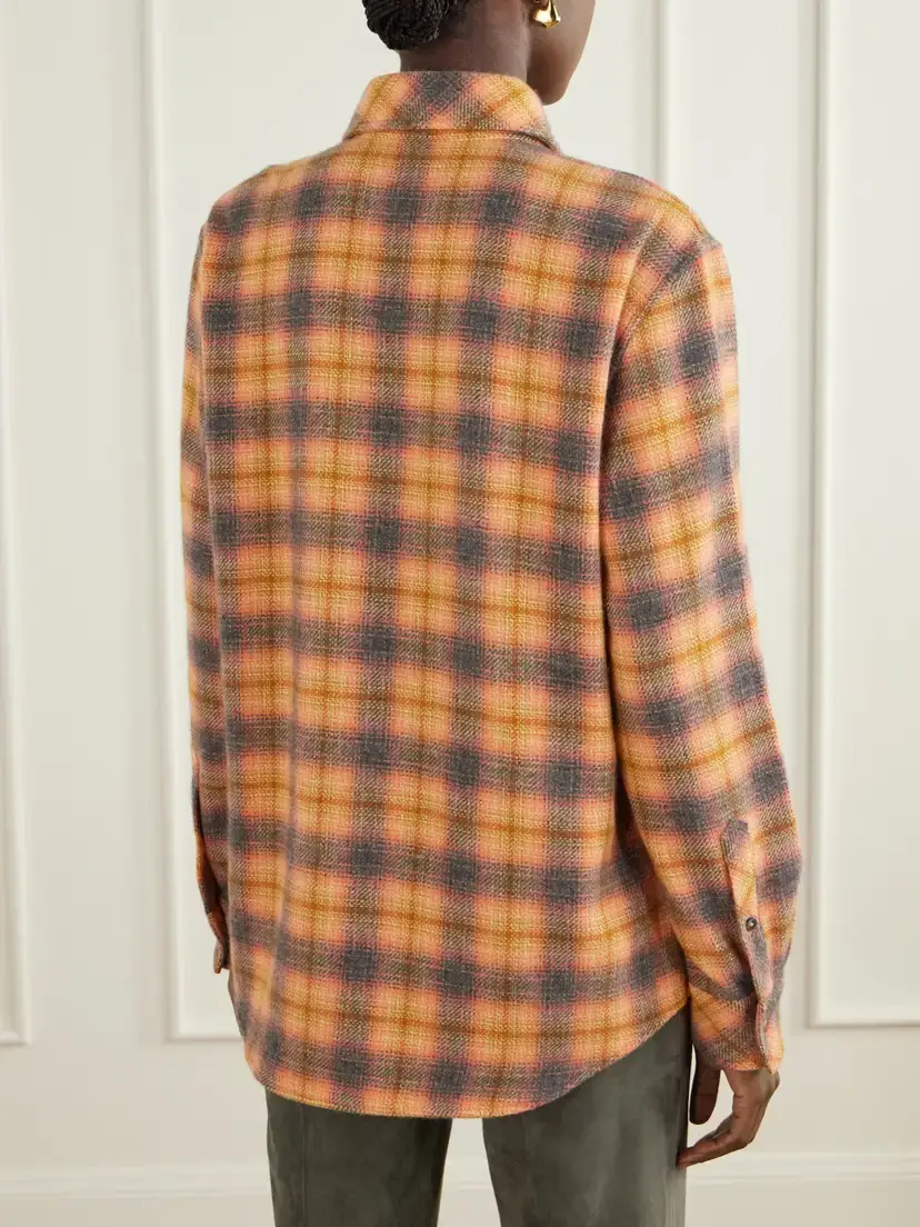 God’s True Cashmere Checked Cashmere Shirt | Thumbnail 4