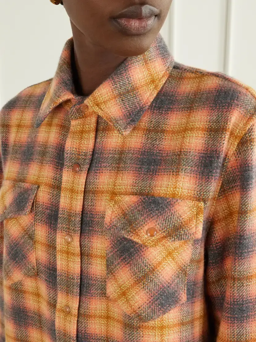 God’s True Cashmere Checked Cashmere Shirt | Thumbnail 5