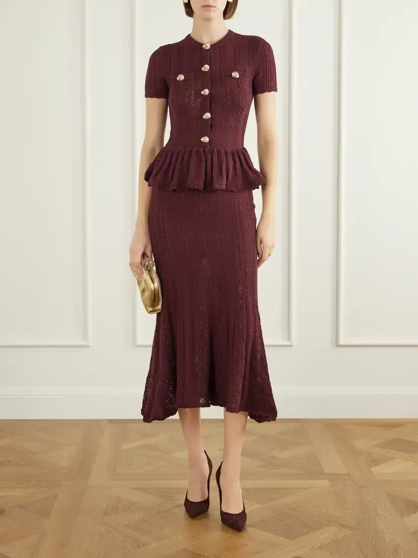 Gianvito Rossi Claudia 105 Suede-trimmed Lace Pumps | Thumbnail 4