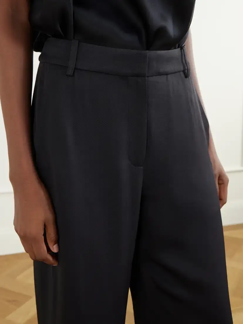 Tibi Grace Satin-twill Tapered Pants | Thumbnail 5 Tibi Grace Satin-twill Tapered Pants | Thumbnail 5