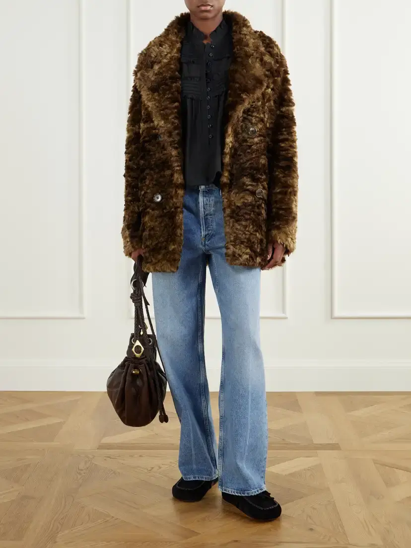 Marant Étoile Jya Double-breasted Plush Jacket | Thumbnail 2 Marant Étoile Jya Double-breasted Plush Jacket | Thumbnail 2