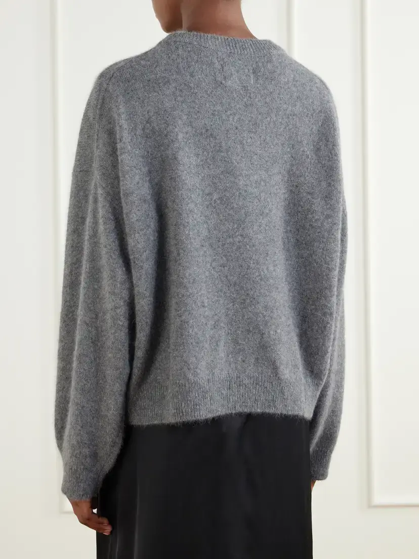 Loulou de Saison Tristan Yak And Wool-blend Sweater | Thumbnail 4 Loulou de Saison Tristan Yak And Wool-blend Sweater | Thumbnail 4