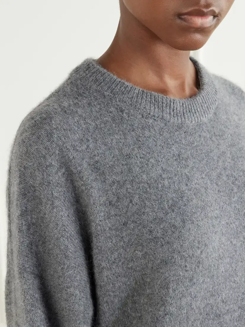 Loulou de Saison Tristan Yak And Wool-blend Sweater | Thumbnail 5 Loulou de Saison Tristan Yak And Wool-blend Sweater | Thumbnail 5