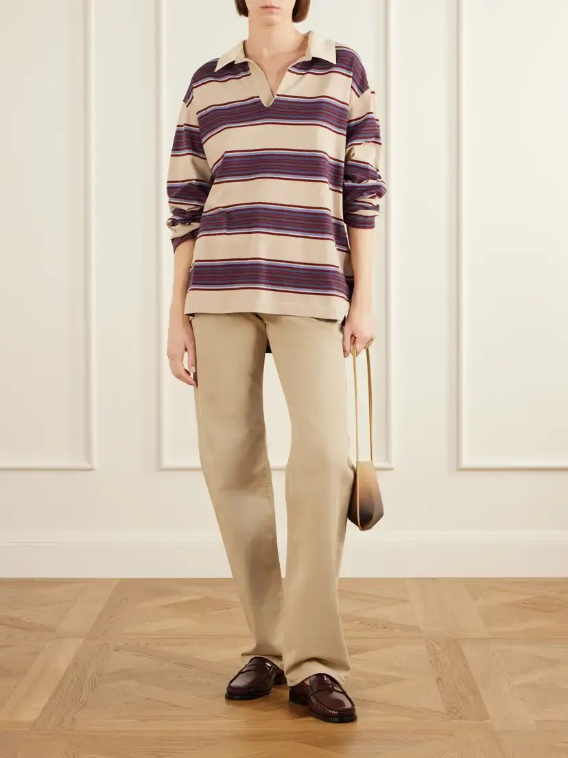 Sanderlak Striped Cotton-jersey Polo Shirt | Thumbnail 2 Sanderlak Striped Cotton-jersey Polo Shirt | Thumbnail 2
