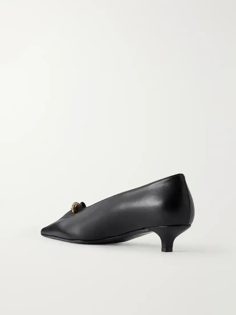 TOTEME 35 Embellished Leather Pumps | Thumbnail 3