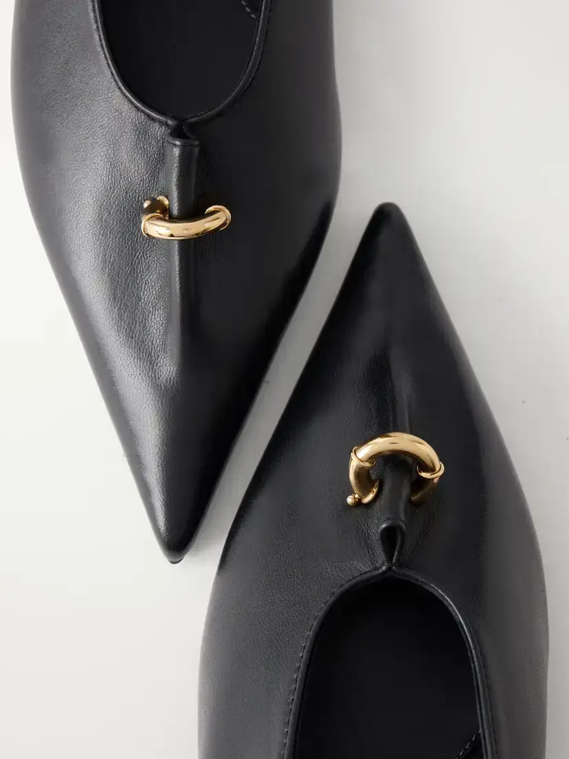 TOTEME 35 Embellished Leather Pumps | Thumbnail 5