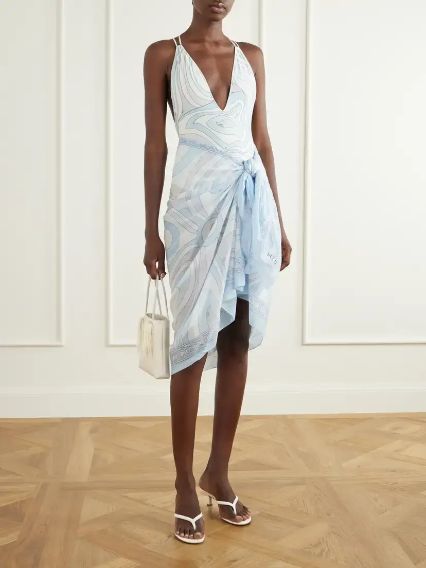 PUCCI Printed Cotton-voile Pareo | Thumbnail 2