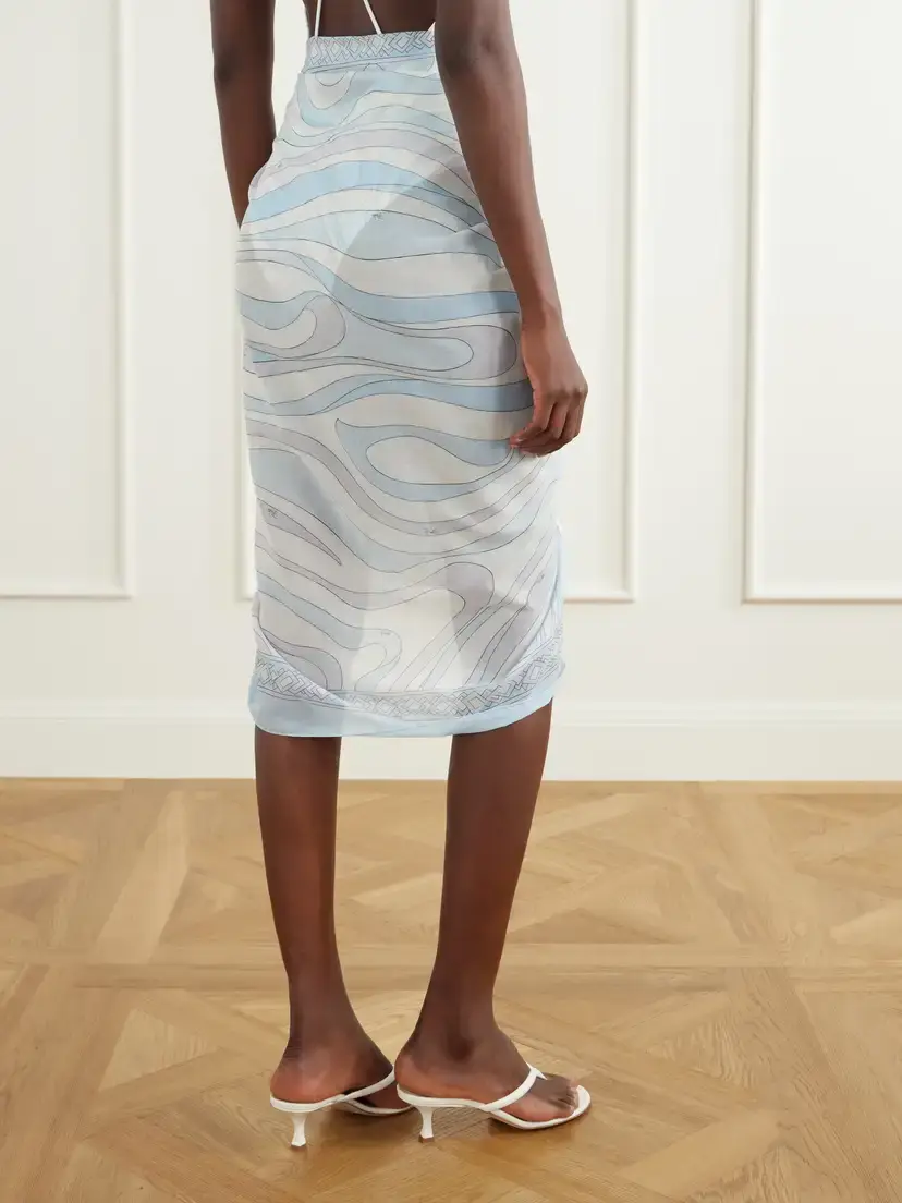 PUCCI Printed Cotton-voile Pareo | Thumbnail 3