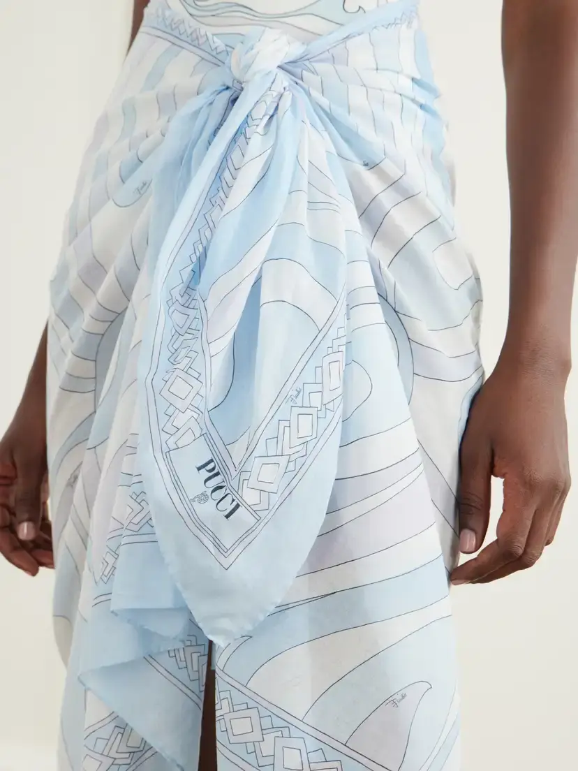 PUCCI Printed Cotton-voile Pareo | Thumbnail 4