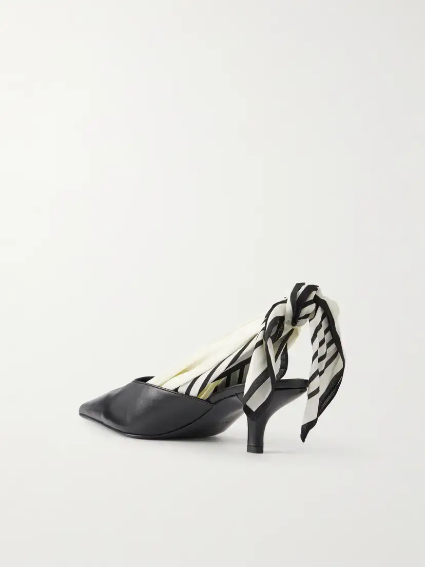 TOTEME 55 Leather Slingback Pumps | Thumbnail 3 TOTEME 55 Leather Slingback Pumps | Thumbnail 3