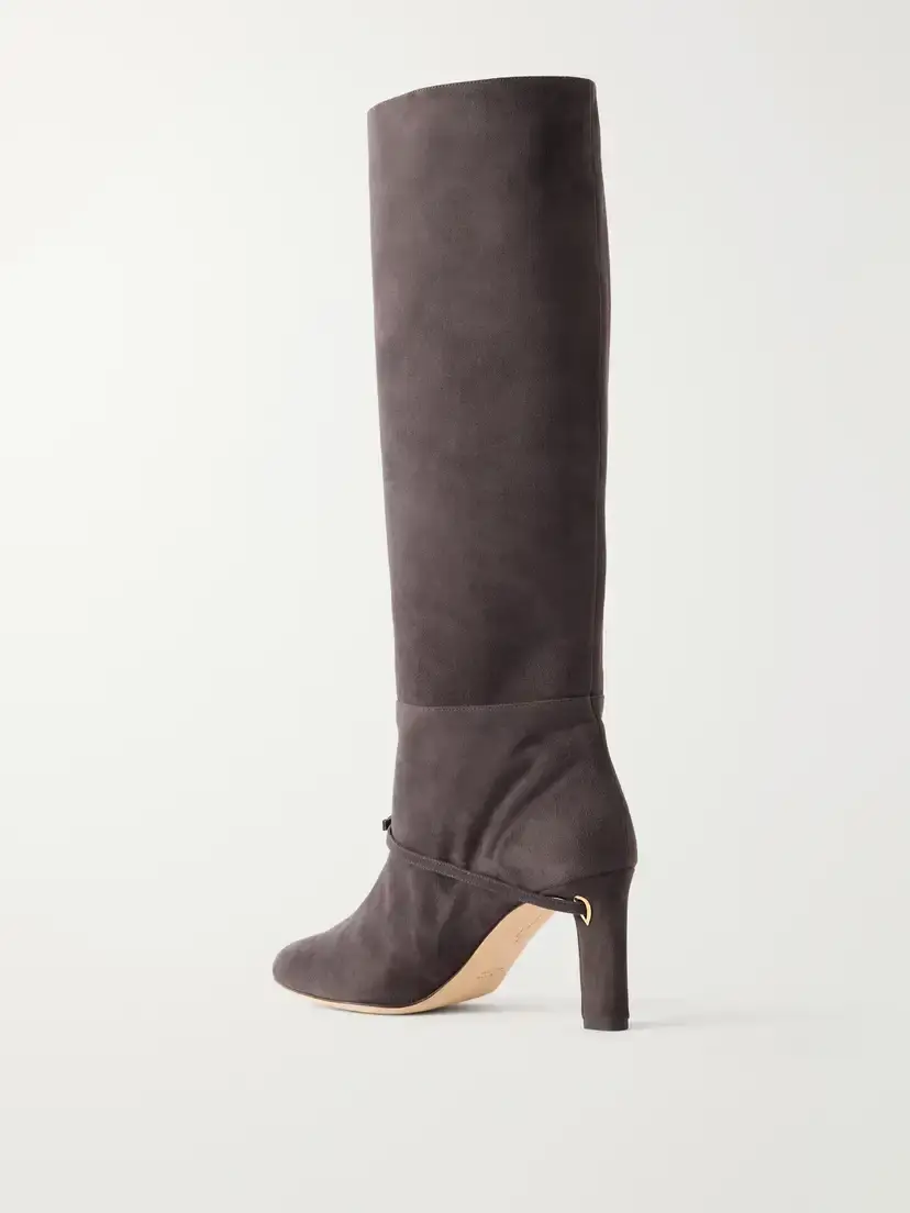 Jennifer Chamandi Samuele 85 Suede Knee-high Boots | Thumbnail 3 Jennifer Chamandi Samuele 85 Suede Knee-high Boots | Thumbnail 3