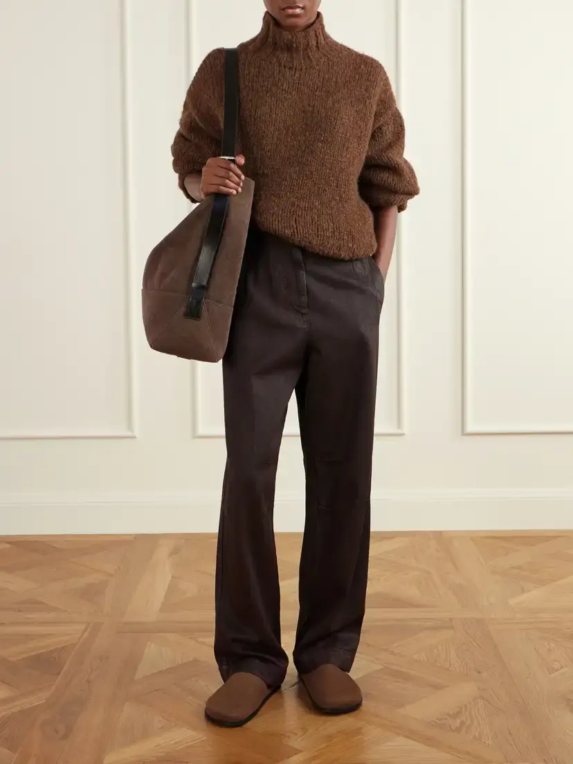 Lauren Manoogian Alpaca, Merino Wool And Cotton-blend Turtleneck Sweater | Thumbnail 2