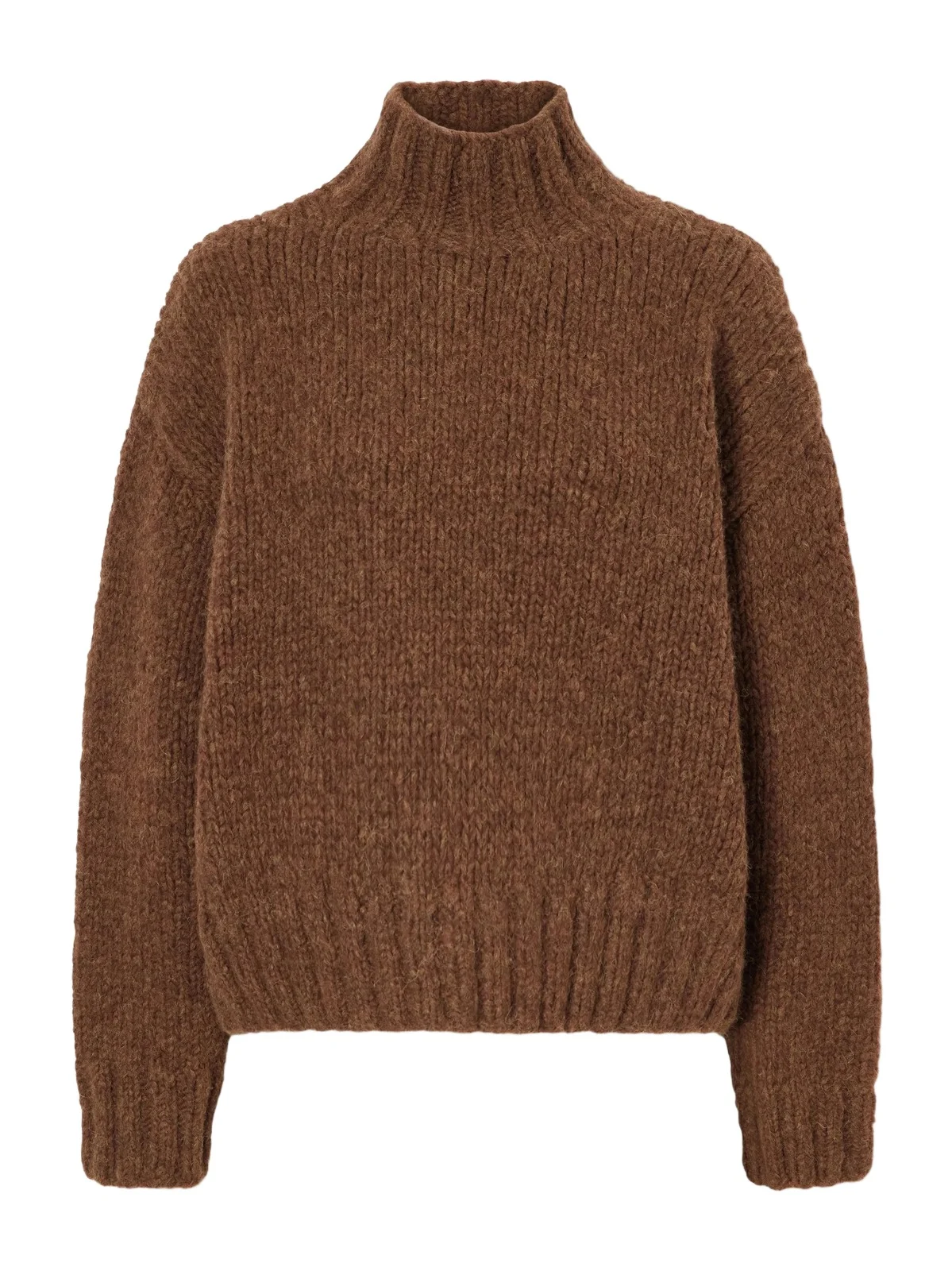 Alpaca, Merino Wool And Cotton-blend Turtleneck Sweater