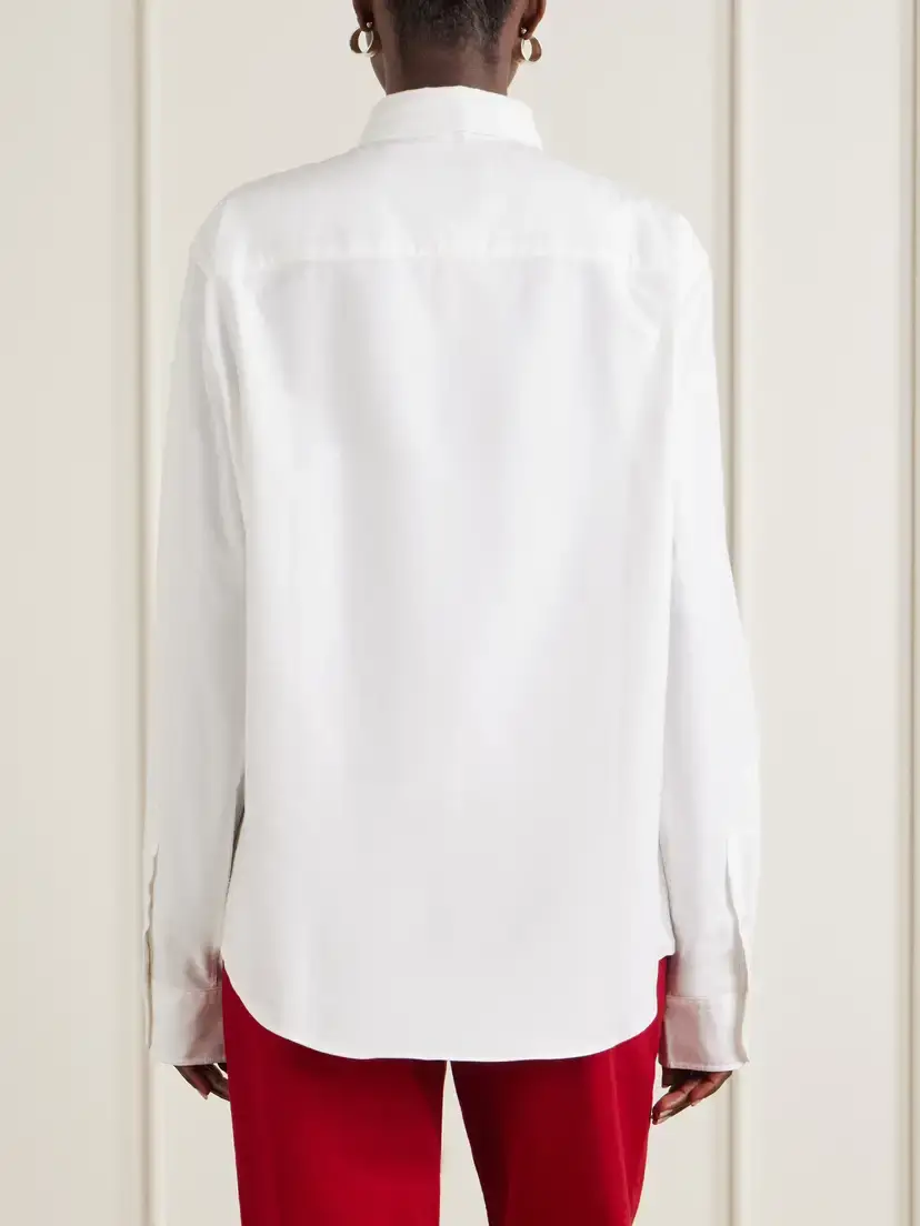 AMI PARIS Adc Embroidered Cotton Oxford Shirt | Thumbnail 3 AMI PARIS Adc Embroidered Cotton Oxford Shirt | Thumbnail 3