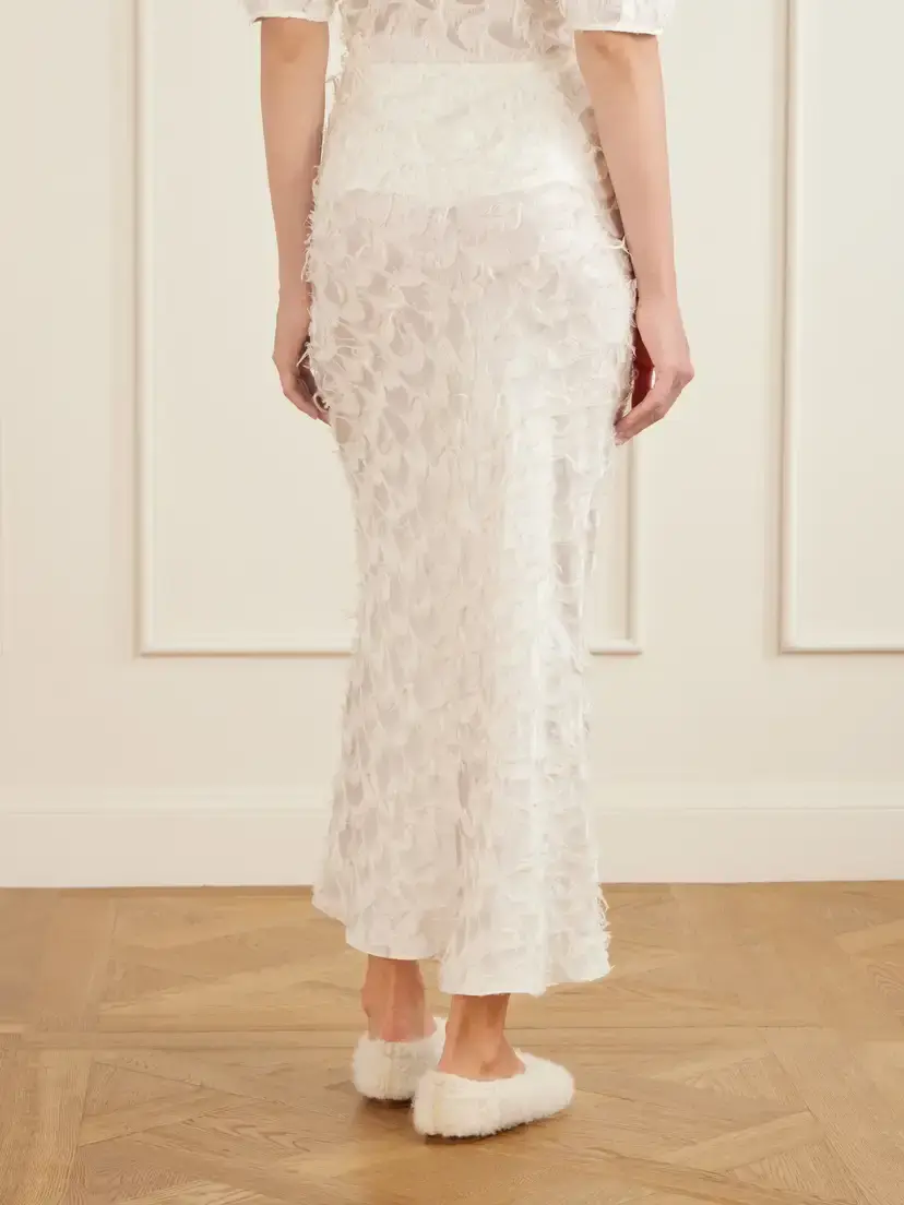 Gabriela Hearst Frei Fil Coupè Silk And Wool-blend Maxi Skirt | Thumbnail 4