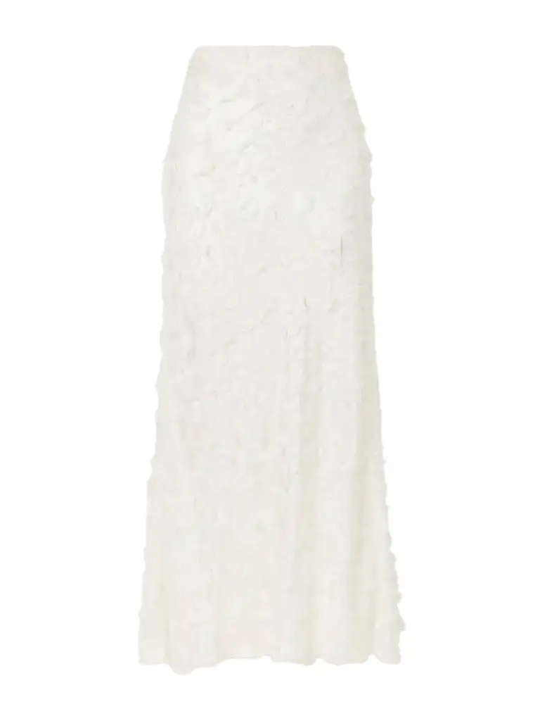 Frei Fil Coupè Silk And Wool-blend Maxi Skirt Frei Fil Coupè Silk And Wool-blend Maxi Skirt