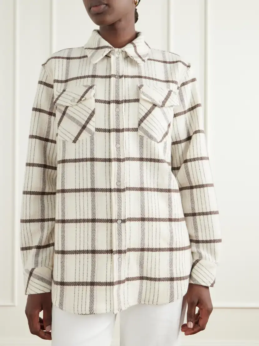 God’s True Cashmere Checked Cashmere Shirt | Thumbnail 3