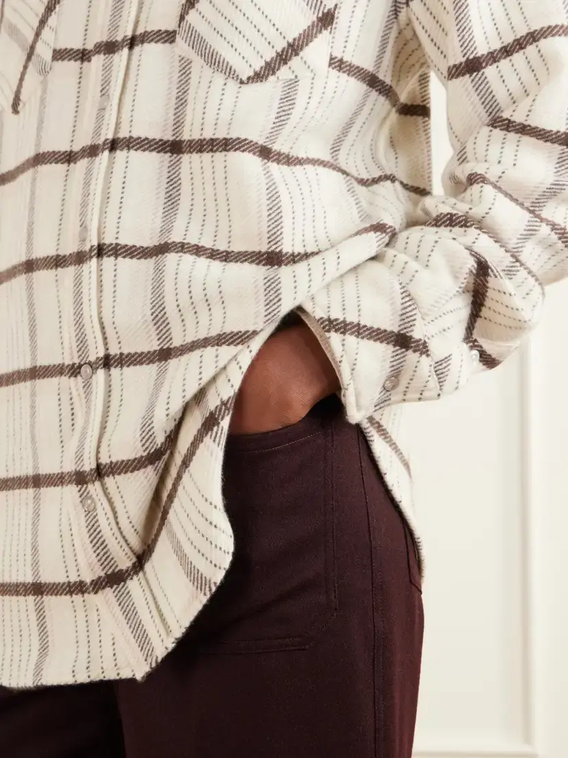 God’s True Cashmere Checked Cashmere Shirt | Thumbnail 6