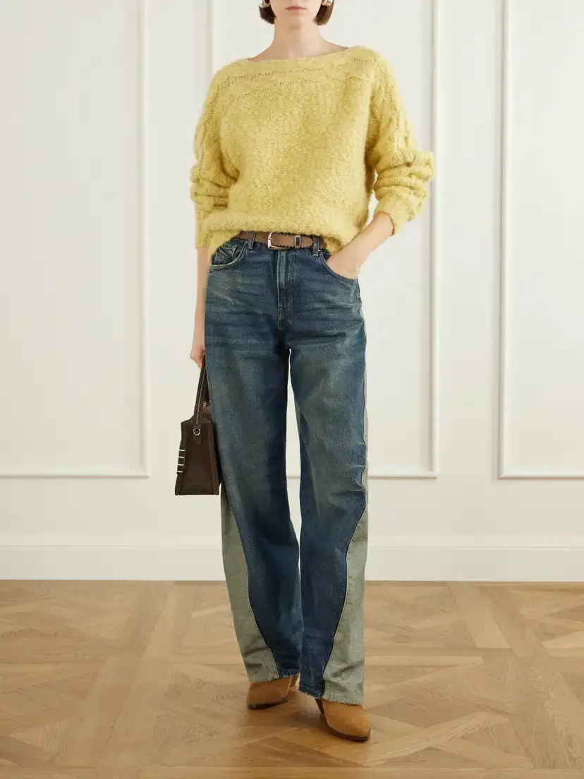 Haikure Clyde Double Vintage Blue Mid-rise Wide-leg Jeans | Thumbnail 2 Haikure Clyde Double Vintage Blue Mid-rise Wide-leg Jeans | Thumbnail 2