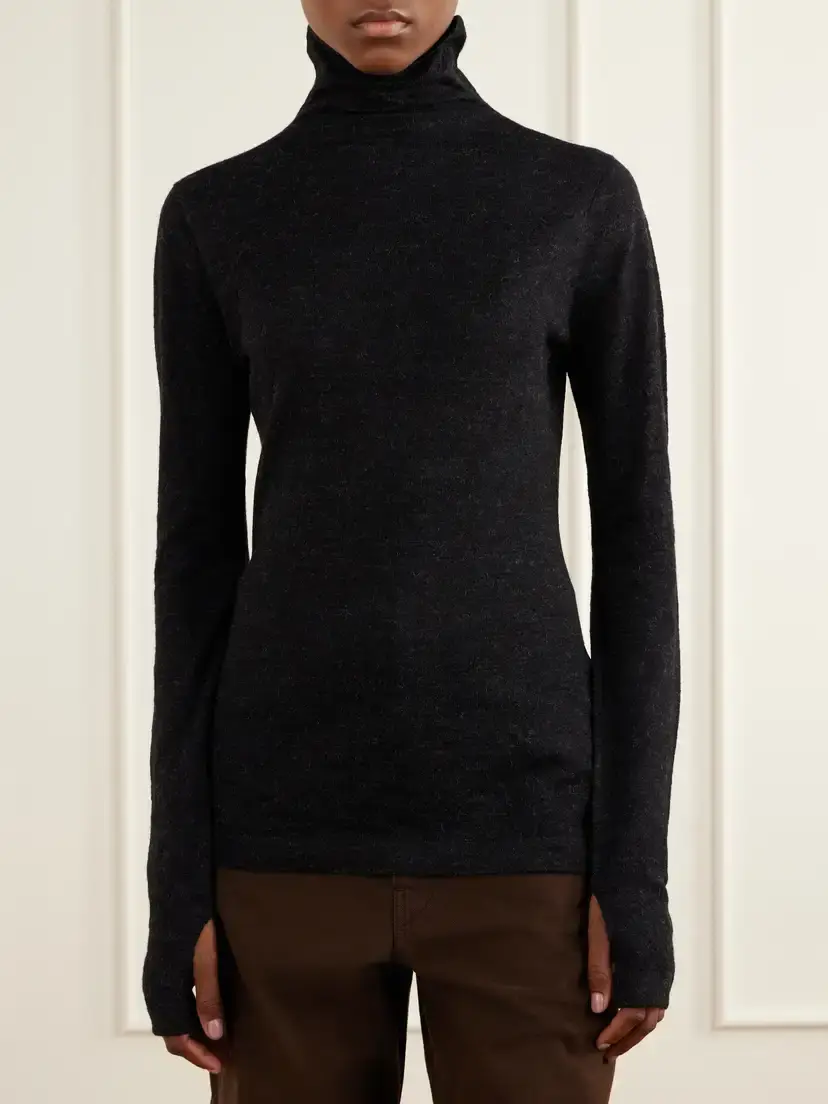 Lauren Manoogian Merino Wool And Alpaca-blend Turtleneck Sweater | Thumbnail 3