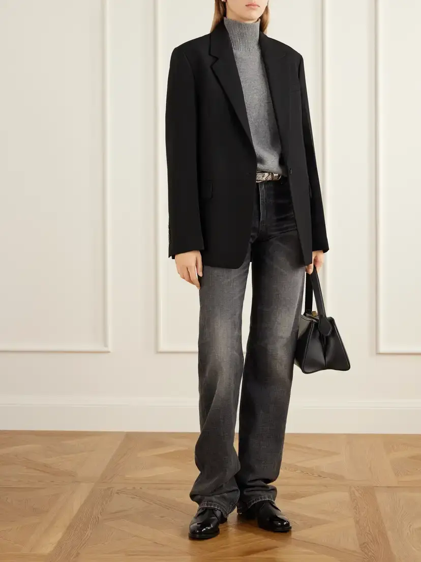 Jennifer Chamandi Brando Patent Leather-trimmed Leather Ankle Boots | Thumbnail 4