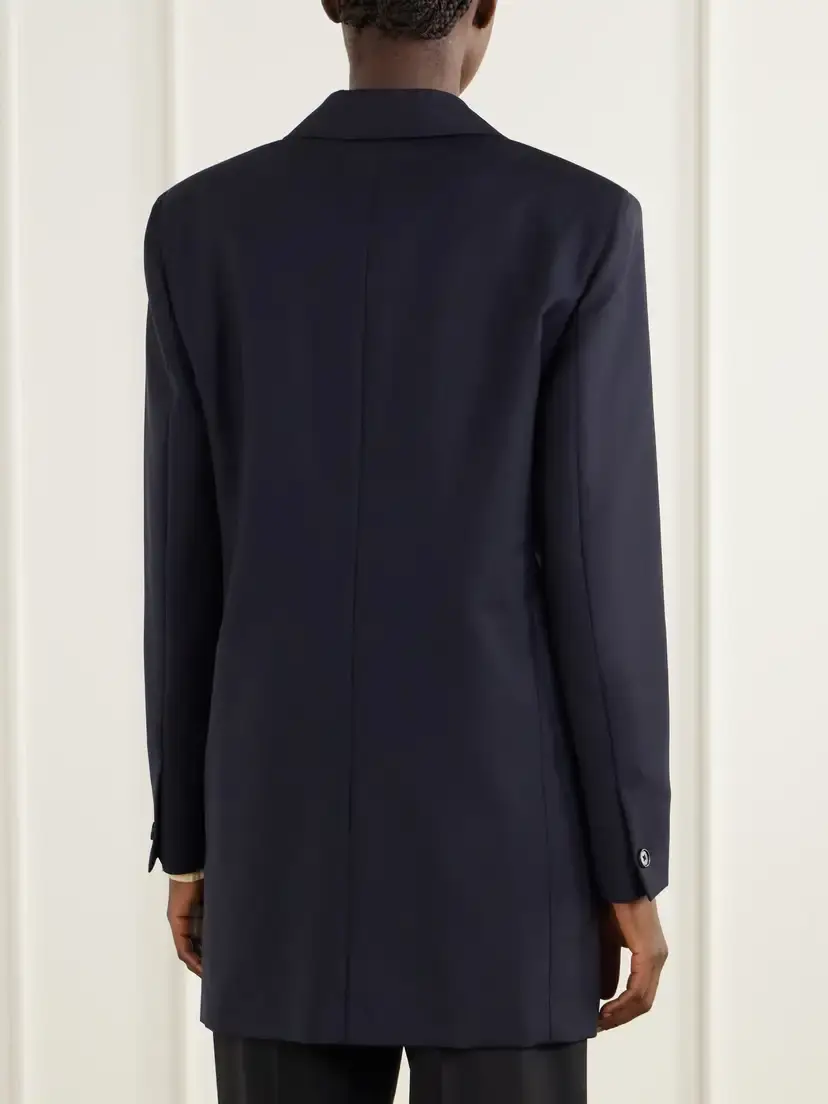 Jil Sander Wool And Mohair-blend Blazer - Blue | Thumbnail 4