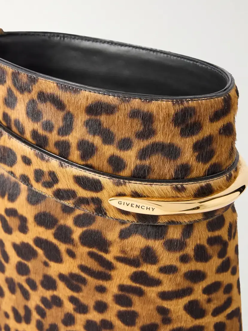 Givenchy Shark Animal-print Calf Hair Ankle Boots | Thumbnail 5