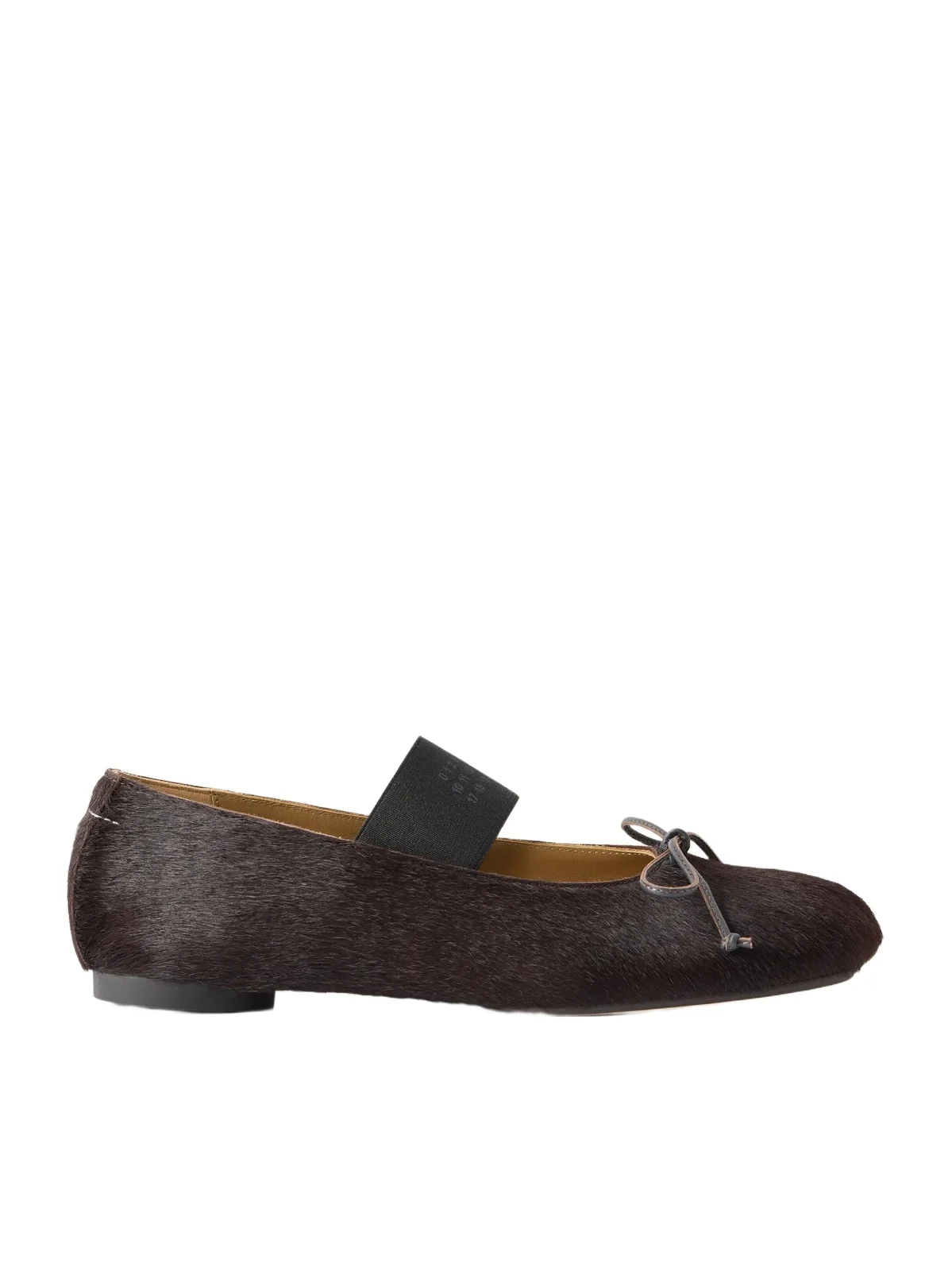 Bow-detailed Calf Hair Ballet Flats Bow-detailed Calf Hair Ballet Flats