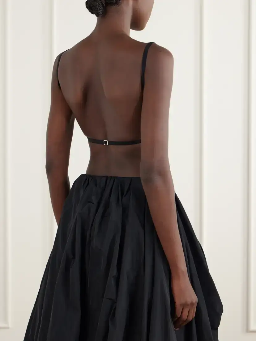 Jil Sander Cropped Wool And Silk-blend Top | Thumbnail 3 Jil Sander Cropped Wool And Silk-blend Top | Thumbnail 3