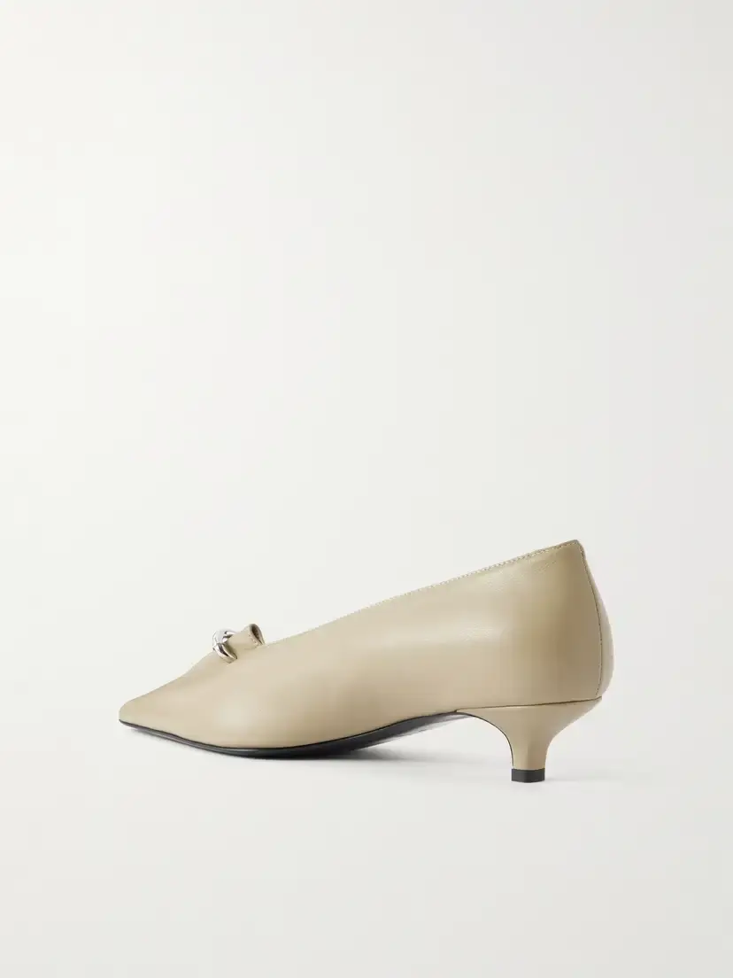 TOTEME 35 Embellished Leather Pumps | Thumbnail 3