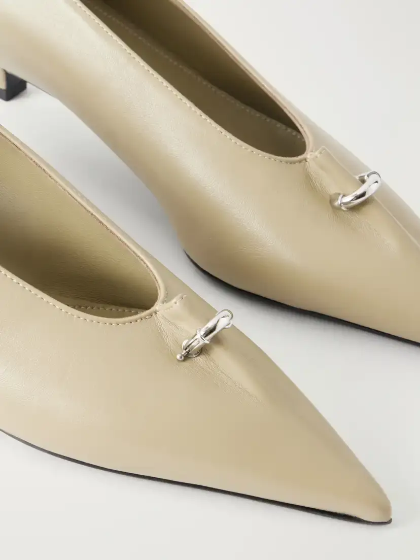 TOTEME 35 Embellished Leather Pumps | Thumbnail 5