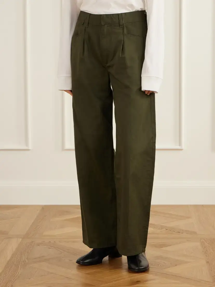Citizens of Humanity Velha Cotton And Linen-blend Wide-leg Pants | Thumbnail 3 Citizens of Humanity Velha Cotton And Linen-blend Wide-leg Pants | Thumbnail 3