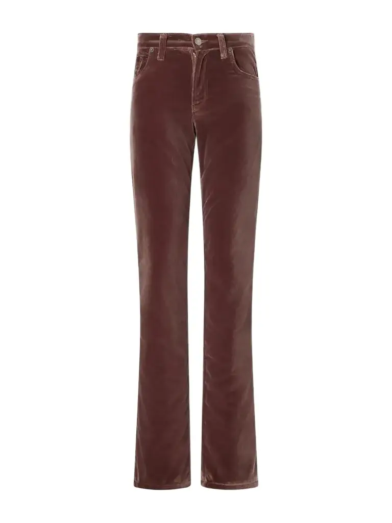 Haikure Carly Cotton-velvet Mid-rise Straight-leg Pants | Image 1 Haikure Carly Cotton-velvet Mid-rise Straight-leg Pants | Image 1
