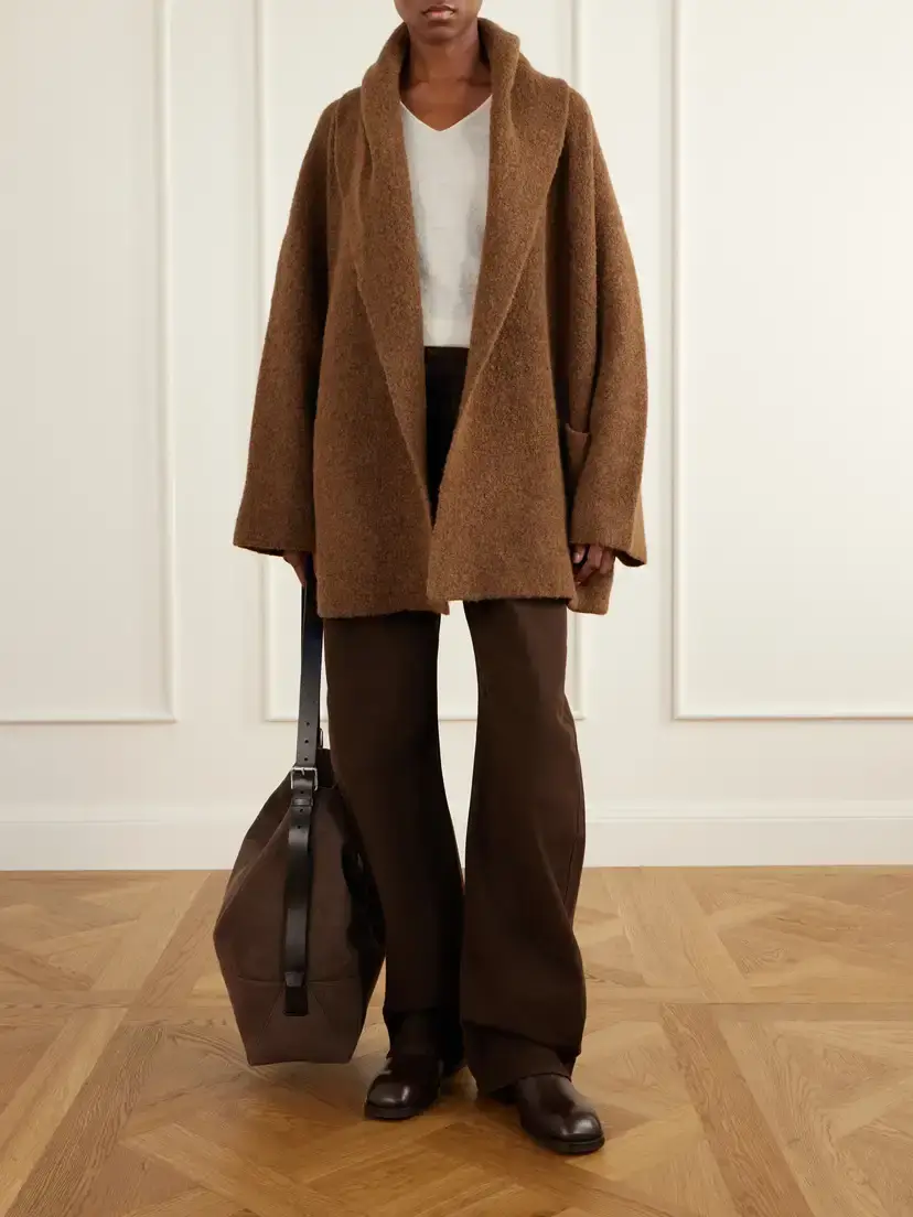 Lauren Manoogian Alpaca And Wool-blend Coat - Brown | Thumbnail 2 Lauren Manoogian Alpaca And Wool-blend Coat - Brown | Thumbnail 2