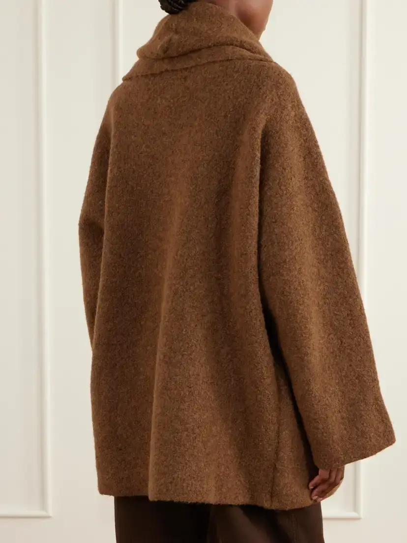 Lauren Manoogian Alpaca And Wool-blend Coat - Brown | Thumbnail 3 Lauren Manoogian Alpaca And Wool-blend Coat - Brown | Thumbnail 3