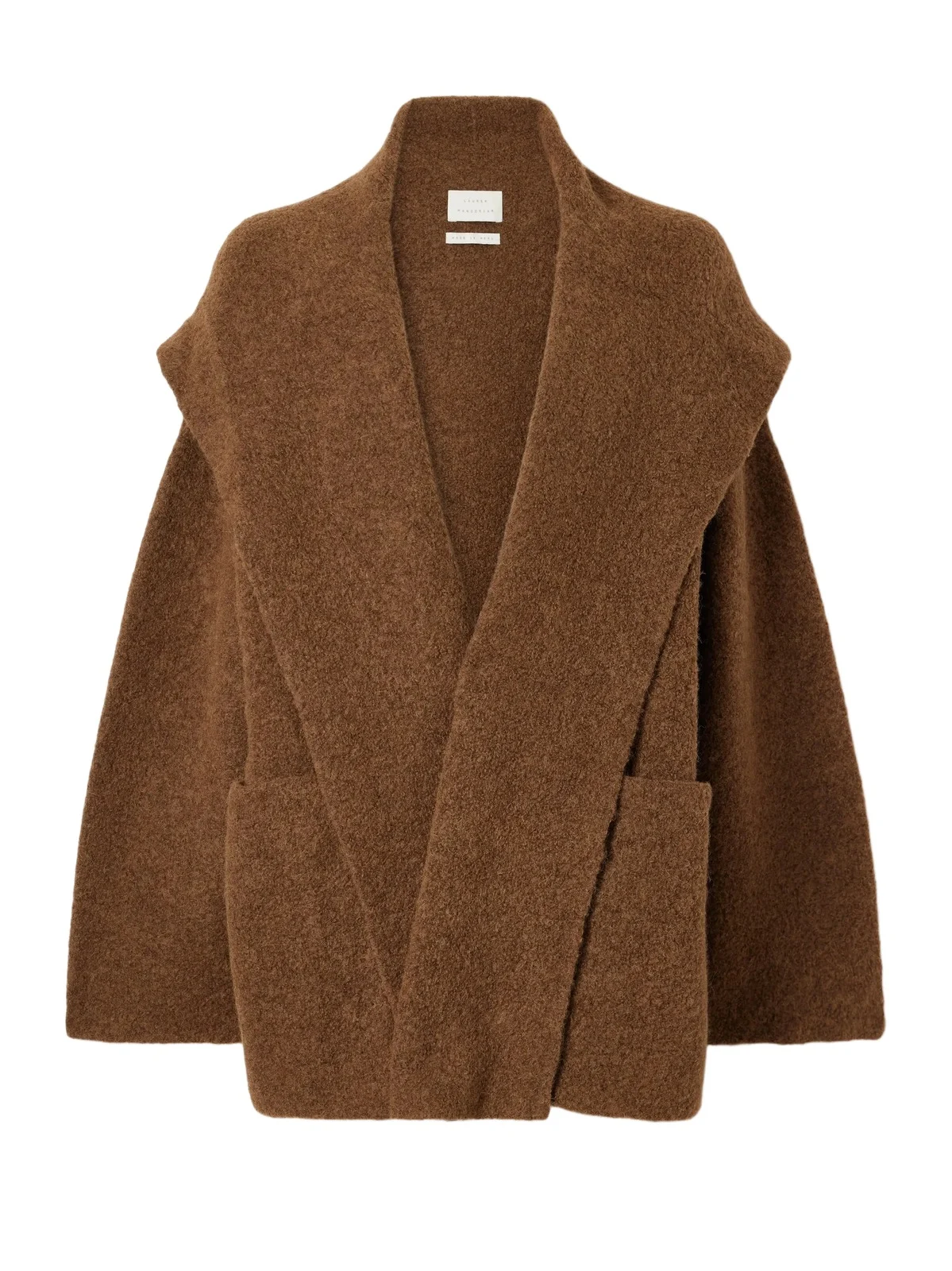 Alpaca And Wool-blend Coat - Brown