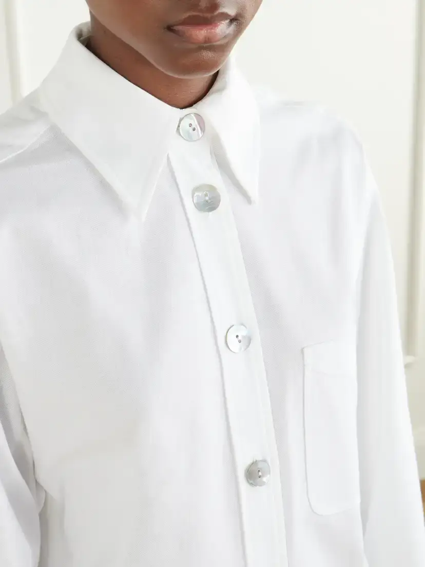 Les Vacances D’Irina Gathered Cotton Shirt | Thumbnail 5 Les Vacances D’Irina Gathered Cotton Shirt | Thumbnail 5
