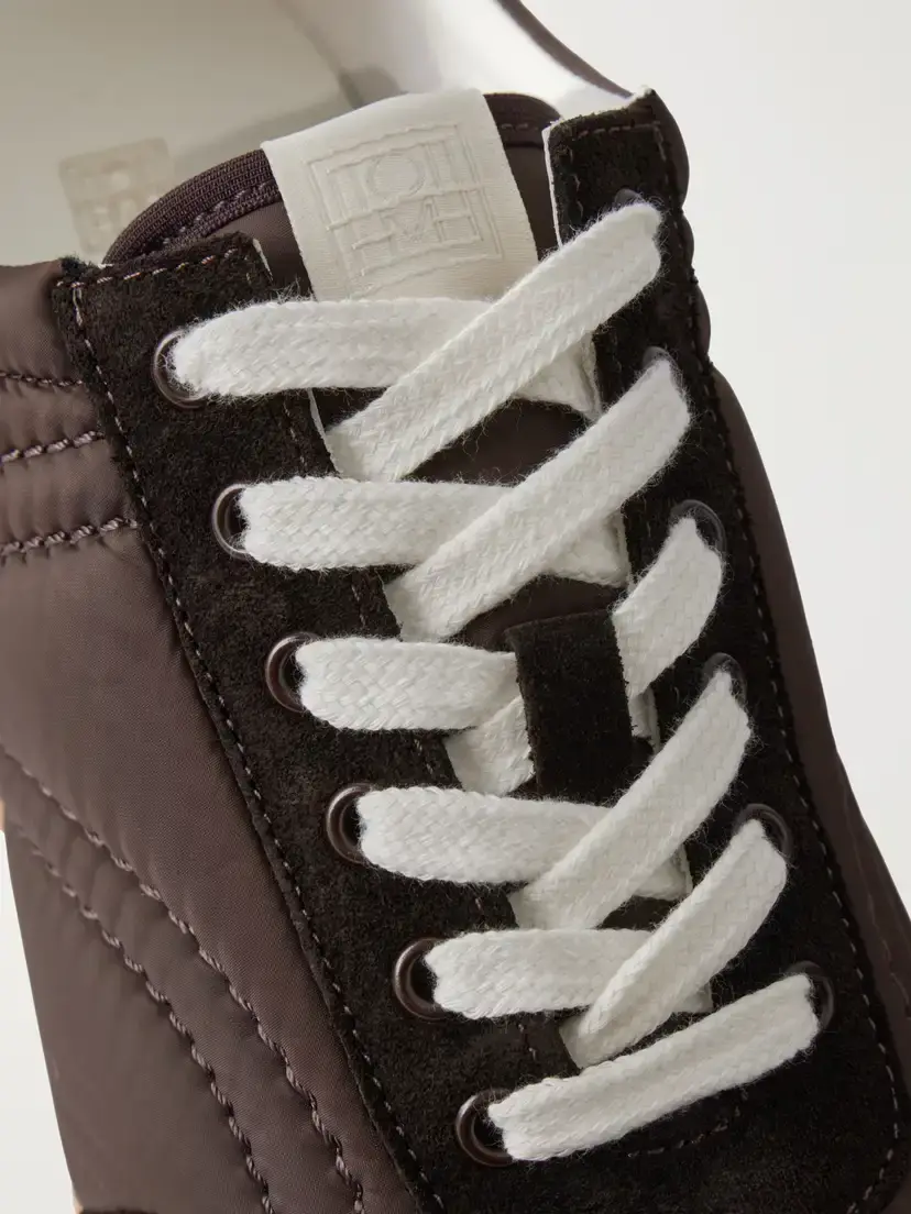 TOTEME Leather-trimmed Shell Sneakers | Thumbnail 5 TOTEME Leather-trimmed Shell Sneakers | Thumbnail 5