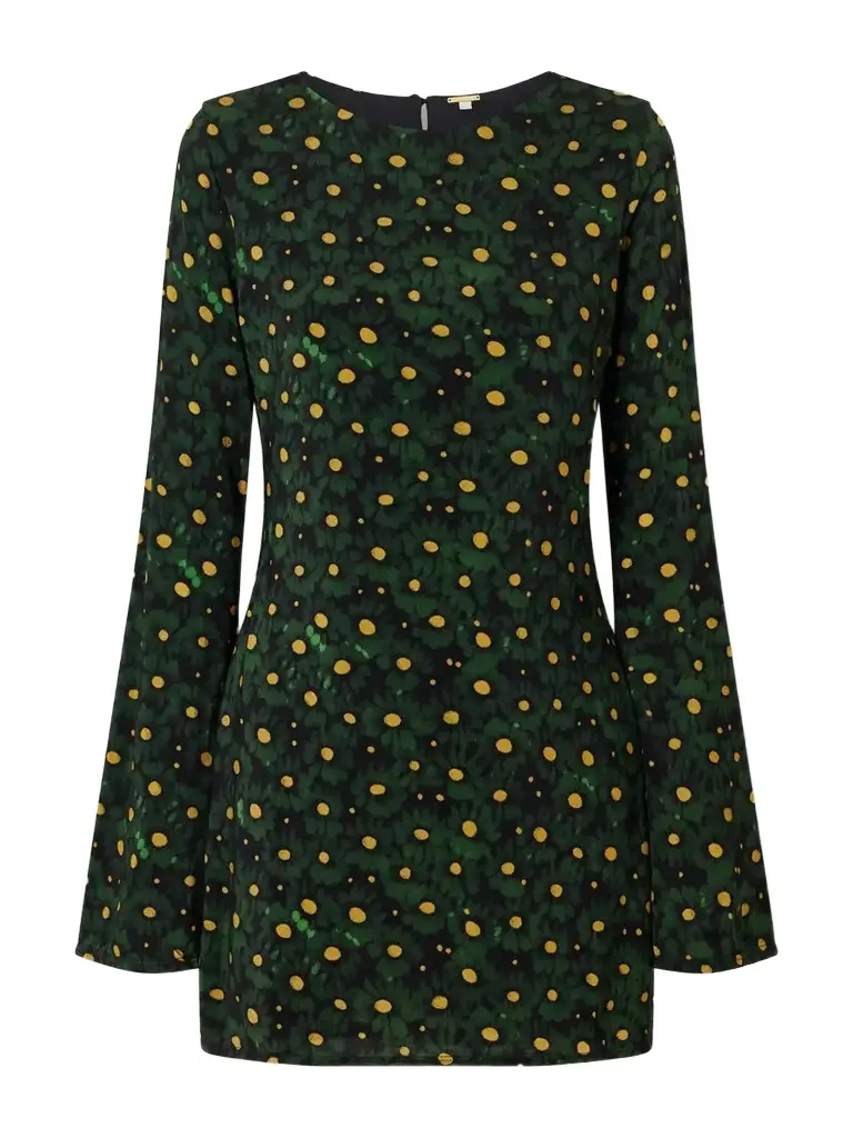Maisha Floral-print Stretch-jersey Mini Dress
