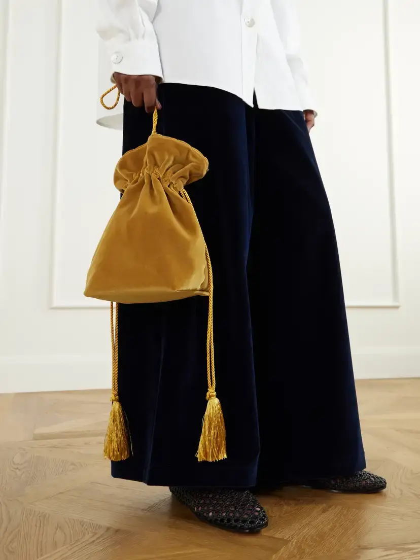 Les Vacances D’Irina The Little Velvet Sack Cotton Pouch | Thumbnail 2 Les Vacances D’Irina The Little Velvet Sack Cotton Pouch | Thumbnail 2