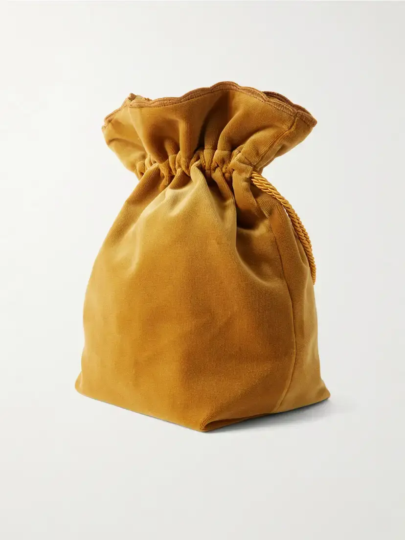Les Vacances D’Irina The Little Velvet Sack Cotton Pouch | Thumbnail 4 Les Vacances D’Irina The Little Velvet Sack Cotton Pouch | Thumbnail 4