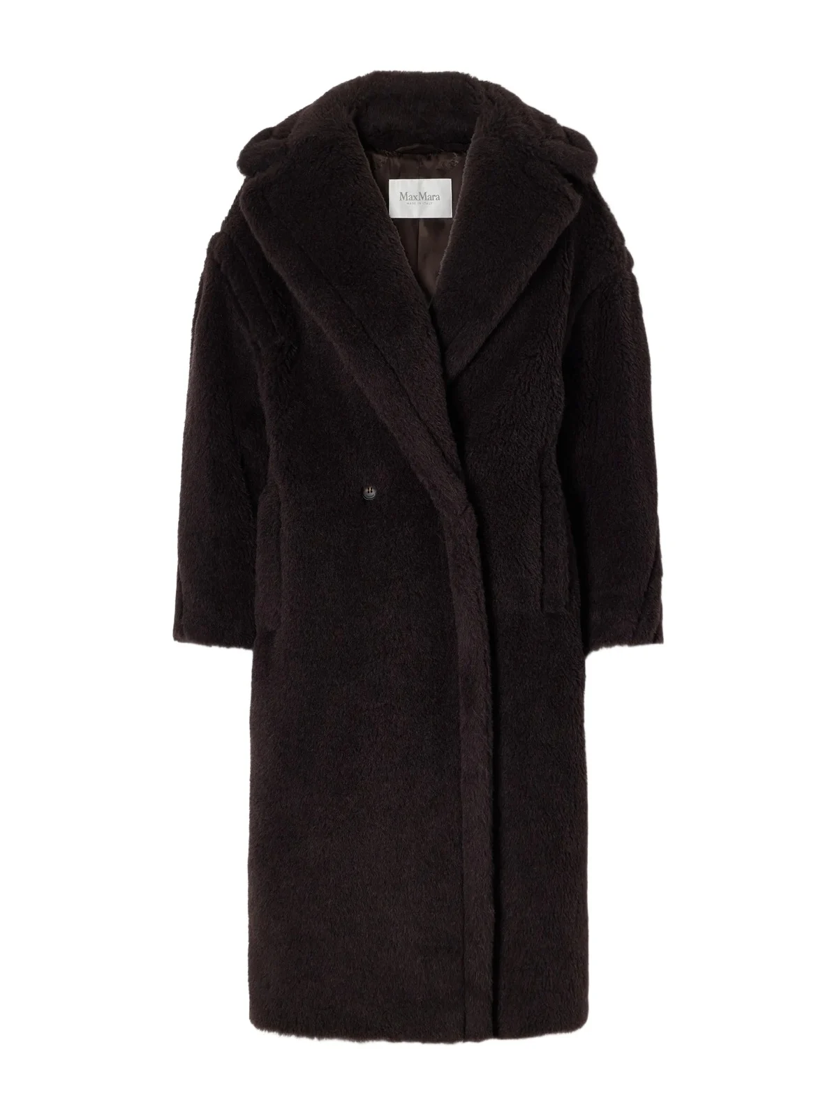 Max Mara Tedgirl Alpaca, Wool And Silk-blend Coat - Brown